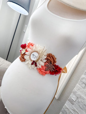 Fall Theme Baby Shower Mom to be Sash