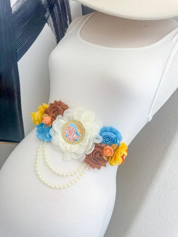 Here Comes The Sun Baby Shower Mommy to be Sash