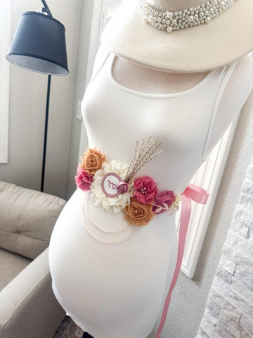 Mommy and Daddy to Be Baby Shower Mom to be Sash