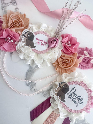 Lady Tramp Baby Shower Mom to be Sash