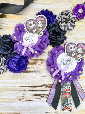 Nightmare Gender Reveal Baby Shower Mommy to be Sash