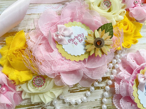 Sunshine Sun Baby Shower Mommy to be Maternity Sash