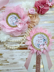 A Baby In Bloom Baby Shower Mommy to be Sash