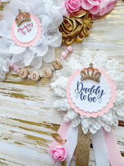 Princess Baby Shower Mommy to be Sash