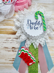 Candyland Baby Shower Mommy to be Sash