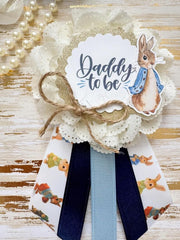 Peter the Rabbit Baby Shower Mommy to be Sash