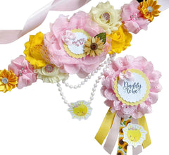 Sunshine Sun Baby Shower Mommy to be Maternity Sash