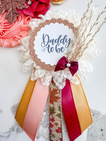 Fall Theme Baby Shower Mom to be Sash