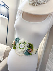 Greenery Baby Shower Mommy to be Sash