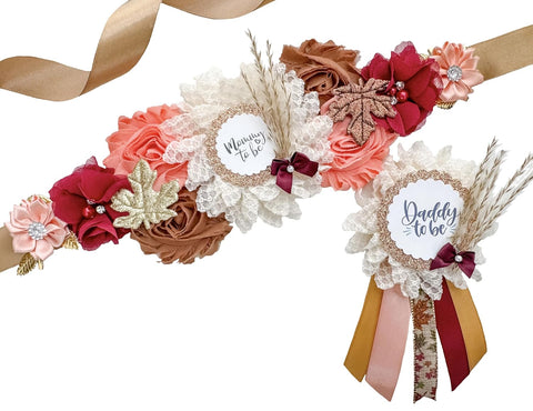 Fall Theme Baby Shower Mom to be Sash