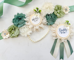 Greenery Baby Shower Mommy to be Sash