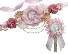 A Baby In Bloom Baby Shower Mommy to be Sash