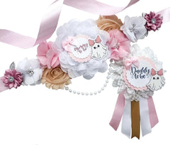 A Boo Is Due Pink Baby Shower Mom to be Sash