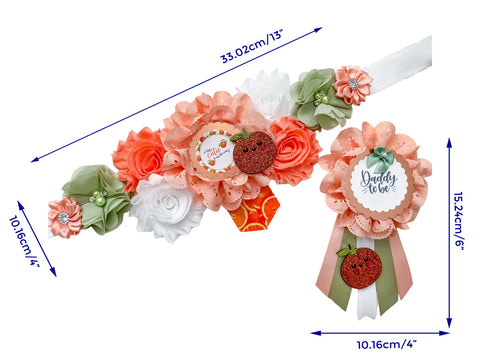 A Little Cutie is on the way Baby Shower Maternity Sash