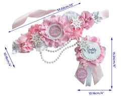Baby its Cold Outside Mommy to be Baby Shower Maternity Sash
