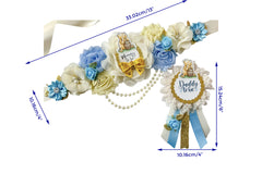 Blue Winnie The Pooh Baby Shower Mommy to be Sash