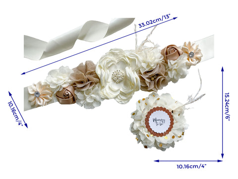 Boho Mommy to be Baby Shower Maternity Sash