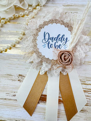 Boho Minimalist Baby Shower Mommy to be Sash