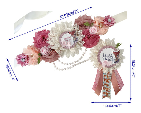 Disney Bambi Mommy to be Baby Shower Maternity Sash