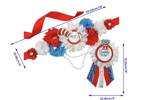 Dr Seuss Mommy to be Baby Shower Maternity Sash