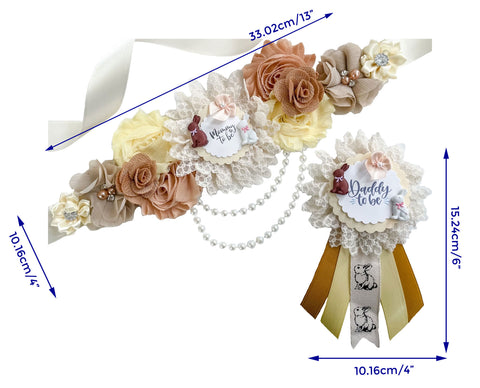 Easter Egg for Baby Shower Maternity Sash