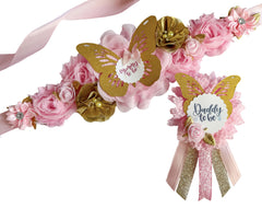 Gold And Pink Baby Shower Mommy to be Sash