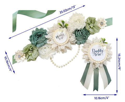 Greenery Baby Shower Mommy to be Sash