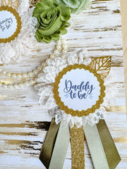 Greenery Baby Shower Mommy to be Sash