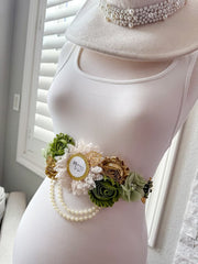 Greenery Baby Shower Mommy to be Sash