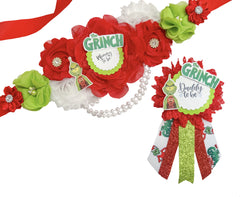 Grinch Baby Shower Mommy to be Sash