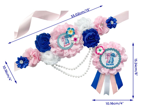 Lilo & Stitch Theme Baby Shower Maternity Sash