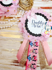 Minnie Mouse Baby Shower Mommy to be Sash