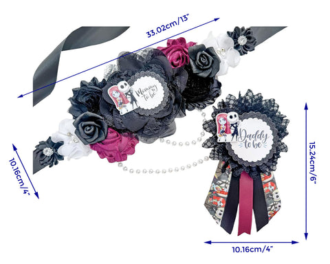 Nightmare Before Christmas Baby Shower Mommy to be Sash