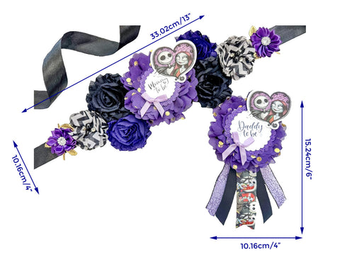 Nightmare Gender Reveal Baby Shower Mommy to be Sash