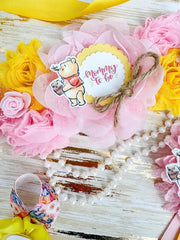 Classic Winnie The Pooh Baby Shower Mommy to be Sash