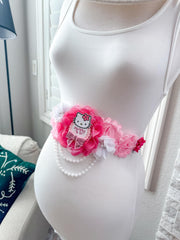 Pink Hello Kitty Baby Shower Mommy to be Sash