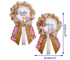 Pink Teddy Bear Baby Shower pins