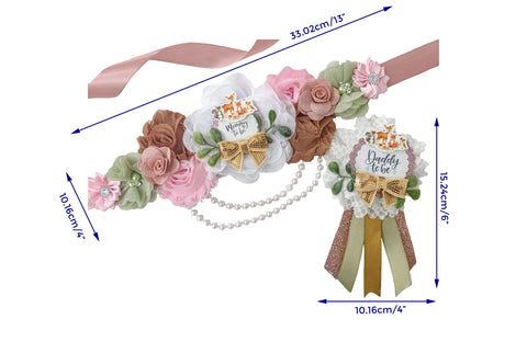 Pink Woodland Baby Shower Mommy to be Sash