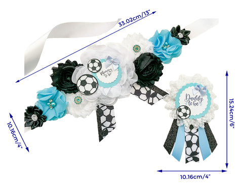 Soccer Baby Shower Maternity Sash