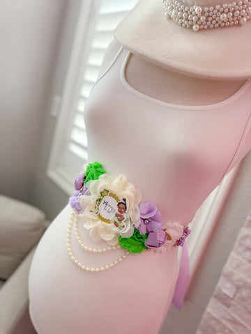 Tiana Princess Mommy to be Baby Shower Maternity Sash