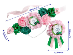 Tractors or Tutus Gender Reveal Baby Shower Maternity Sash