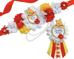 Winnie The Pooh Baby Shower Mommy to be Sash