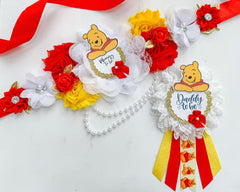 Winnie The Pooh Baby Shower Mommy to be Sash