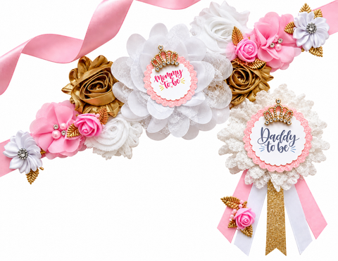 Princess Baby Shower Mommy to be Sash