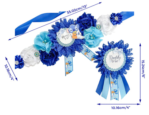 Stitch Mommy to be Baby Shower Maternity Sash