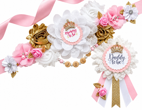 Princess Baby Shower Mommy to be Sash