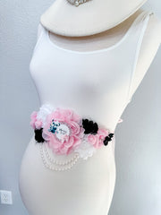 Pink Panda Baby Shower Mommy to be Sash