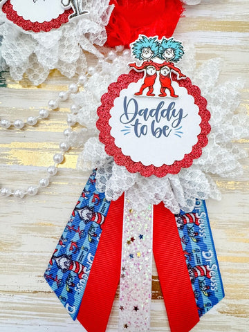 Dr Seuss Mommy to be Baby Shower Maternity Sash