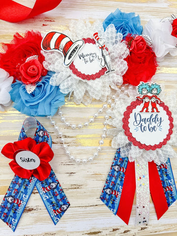 Dr Seuss Mommy to be Baby Shower Maternity Sash