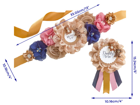 Teddy Bear Mommy to be Baby Shower Maternity Sash